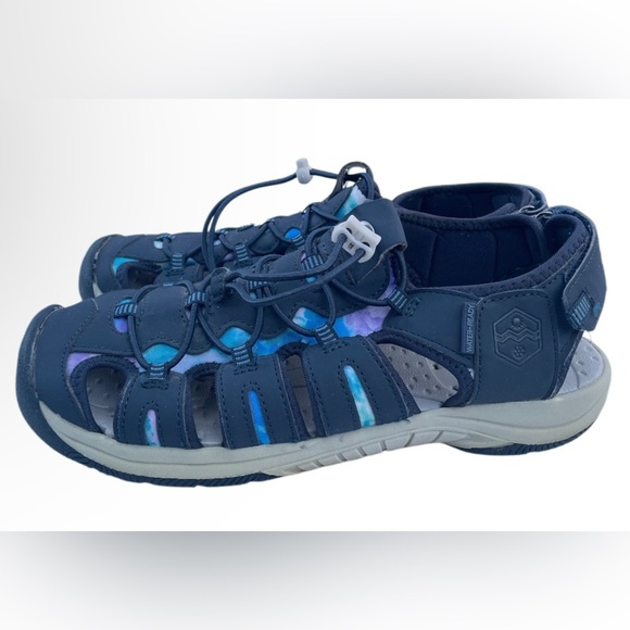 Khombu Ashley Sport Sandals Women's Size:9M EU39 Navy Blue Adjustable Straps EUC - Picture 6 of 16